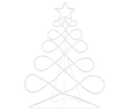 Ziemassvētku Koka Formas Gaisma Daudzkrāsains 80 X 56 Cm Pvc Vidaxl