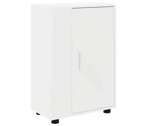 Tv Spintelių Komplektas 4 Pcs Balta Apdirbta Mediena