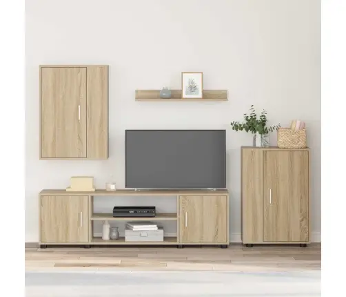 Telerikapi Komplekt 4 Pcs Sonoma Tamm Tehispuit