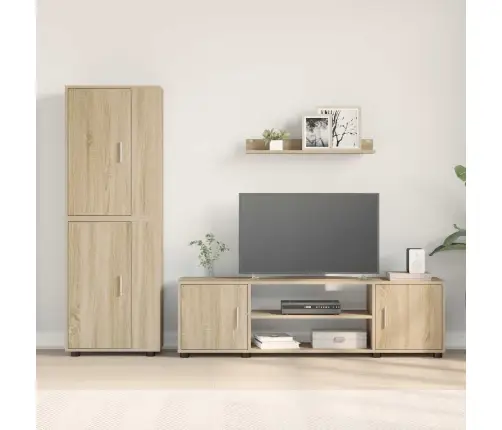 Telerikapi Komplekt 4 Pcs Sonoma Tamm Tehispuit