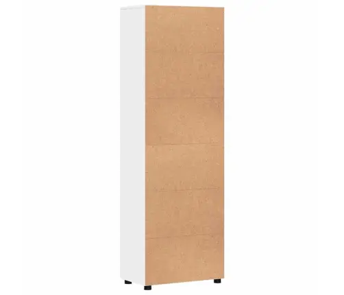 Augstais Skapītis Balts 60 X 35 X 182 Cm Inženierijas Koks Vidaxl