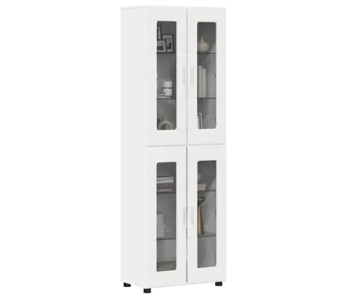 Augstais Skapītis Balts 60 X 35 X 182 Cm Inženierijas Koks Vidaxl
