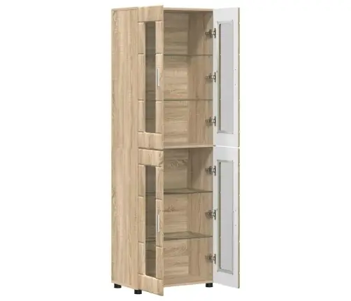 Augstais Skapītis Ar Plauktu Sonoma Ozols 60 X 35 X 182 Cm Vidaxl