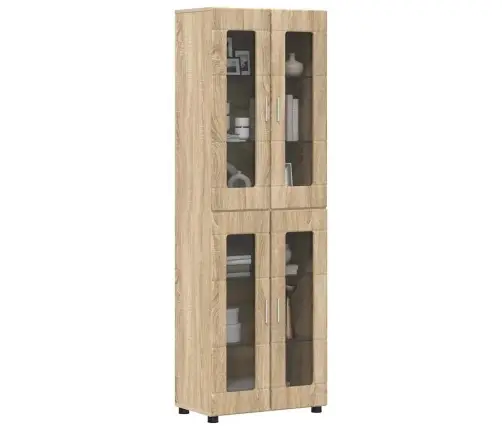 Augstais Skapītis Ar Plauktu Sonoma Ozols 60 X 35 X 182 Cm Vidaxl