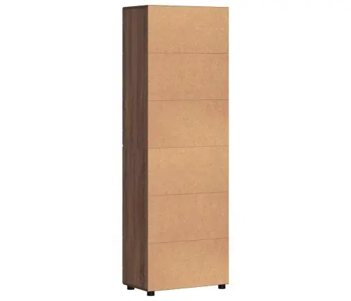 Augstais Skapītis Ar Plauktu Brūns Ozols 60 X 35 X 182 Cm Vidaxl