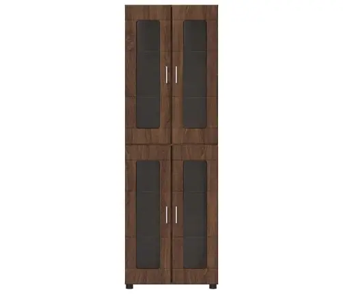 Augstais Skapītis Ar Plauktu Brūns Ozols 60 X 35 X 182 Cm Vidaxl