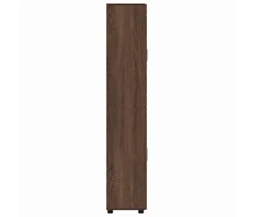Augstais Skapītis Ar Plauktu Brūns Ozols 60 X 35 X 182 Cm Vidaxl