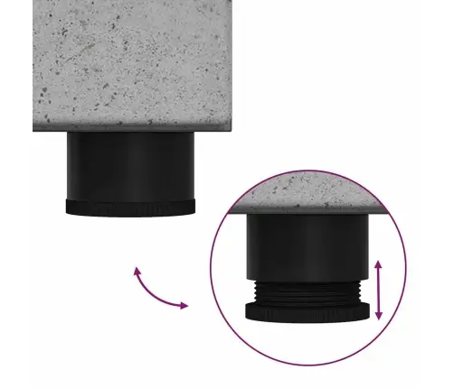 Augstais Skapītis Ar Plauktu Betona Pelēks 60 X 35 X 182 Cm Vidaxl