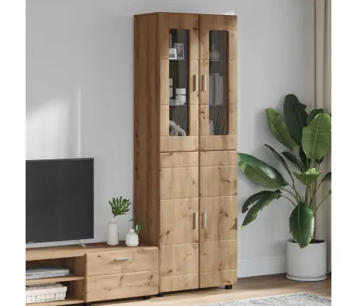 Augstais Skapītis Ar Plauktu Artisānā Ozols 60 X 35 X 182 Cm Vidaxl