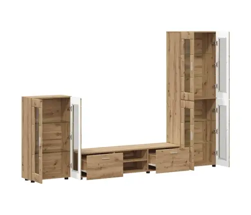 Telerikapi Komplekt Sahtliga Riiuliga Käsitööpuu Tehispuit