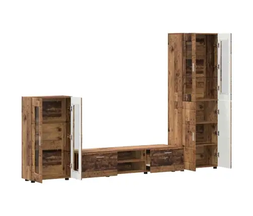 Telerikapi Komplekt Sahtliga Riiuliga Vana Puit Tehispuit