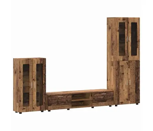 Telerikapi Komplekt Sahtliga Riiuliga Vana Puit Tehispuit