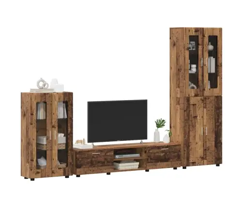 Telerikapi Komplekt Sahtliga Riiuliga Vana Puit Tehispuit