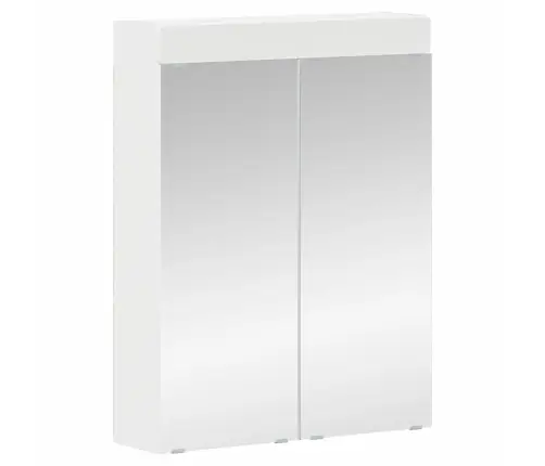 Vannas Istabas Skapju Komplekts Ar Spoguli Tulum Balts Vidaxl