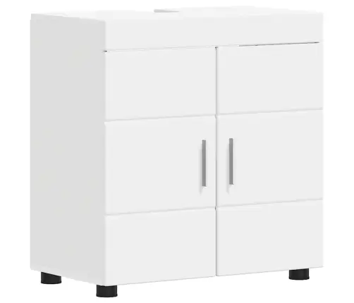 Vannas Istabas Skapju Komplekts Ar Spoguli Tulum Balts Vidaxl