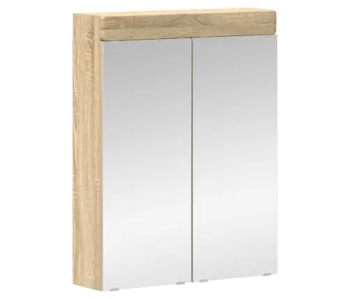 Vannas Istabas Mēbeļu Komplekts Ar Plauktu Tulum Sonoma Ozols Vidaxl