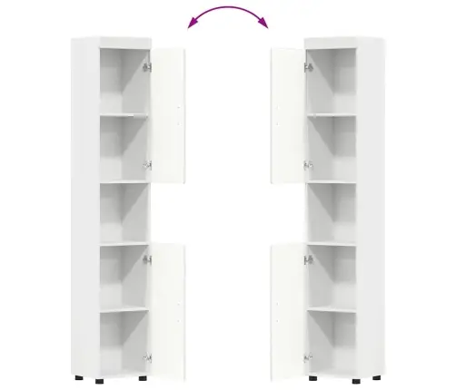 Vannitoa Mööbleset Riiuliga Ladustamisega Tulum Valge Tehispuit