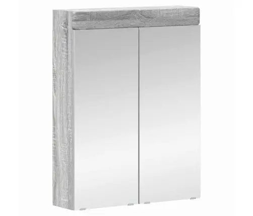 Vonios Baldų Rinkinys Tulum Pilkas Sonoma Apdirbta Mediena