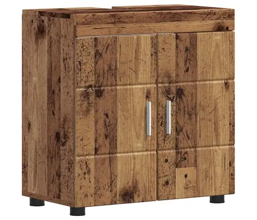 Vonios Baldų Rinkinys Tulum Senas Medis Apdirbta Mediena