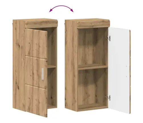 Vannas Istabas Mēbeļu Komplekts Ar Plauktu Tulum Artisānā Ozols Vidaxl