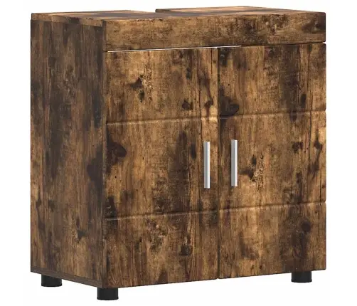 Vannas Istabas Mēbeļu Komplekts Ar Atvilktni Tulum Dūmaka Ozols Vidaxl