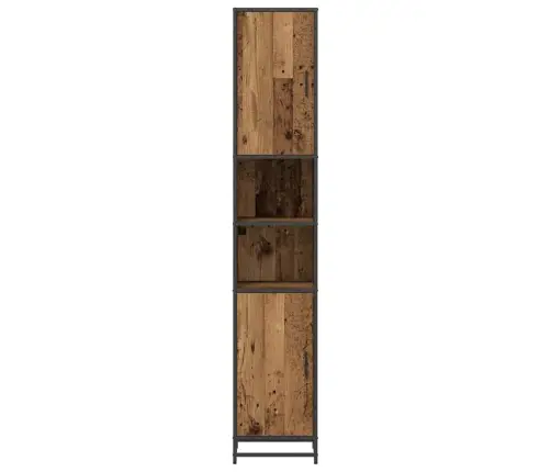 Vannitoa Kapp Riiuliga Vana Puit 35 X 37.5 X 188.5 Cm Tehispuit