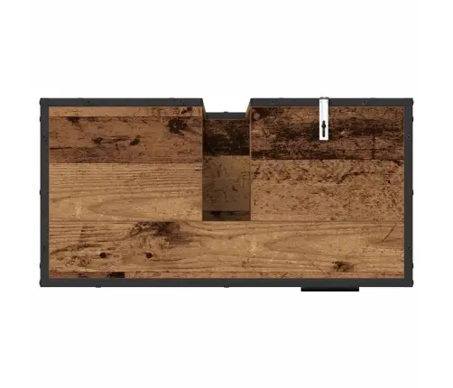 Vannas Istabas Mēbeļu Komplekts 4 Pcs Vecs Koks 65 X 33 X 60 Cm Vidaxl