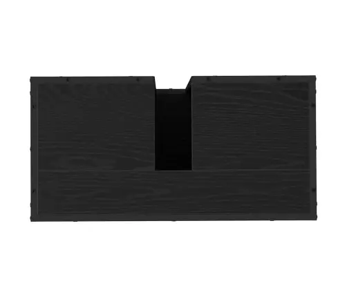 Vonios Baldų Rinkinys 4 Pcs Juoda Ąžuolo 65 X 33 X 60 Cm Vonios Baldų Rinkinys 4 Pcs Juoda Ąžuolo 65 X 33 X 60 Cm