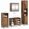 Vannas Istabas Mēbeļu Komplekts 4 Pcs Vecs Koks 80 X 33 X 60 Cm Vidaxl