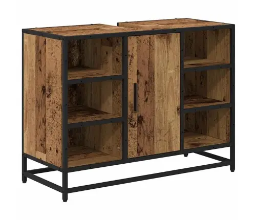 Vannas Istabas Mēbeļu Komplekts 4 Pcs Vecs Koks 80 X 33 X 60 Cm Vidaxl