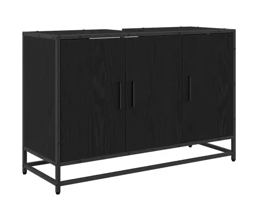 Vannas Istabas Mēbeļu Komplekts Ar Durvīm 2 Pcs Melns Ozols Vidaxl Vannas Istabas Mēbeļu Komplekts Ar Durvīm 2 Pcs Melns Ozols Vidaxl