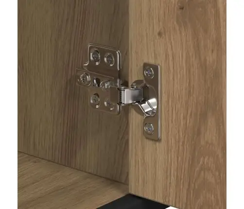 Vannas Istabas Mēbeļu Komplekts Ar Durvīm 3 Pcs Amatnieku Ozola Vidaxl