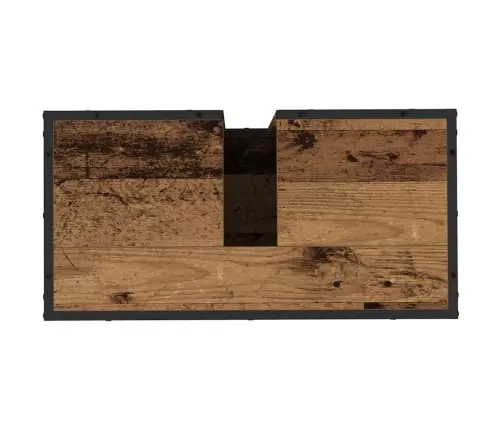 Vannas Istabas Mēbeļu Komplekts 3 Pcs Vecs Koks 65 X 33 X 60 Cm Vidaxl