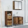 Vannas Istabas Mēbeļu Komplekts 3 Pcs Vecs Koks 65 X 33 X 60 Cm Vidaxl