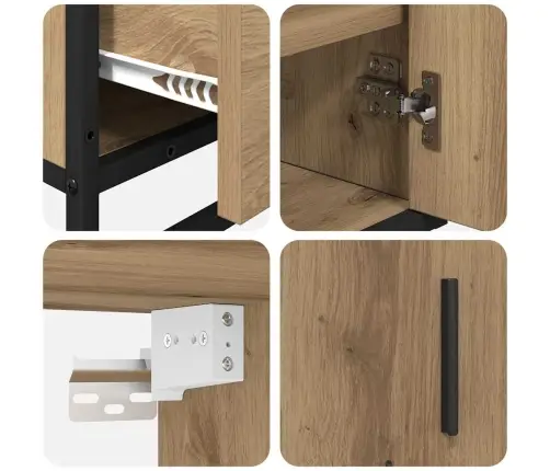 Vannas Istabas Mēbeļu Komplekts Ar Durvīm 3 Pcs Amatnieku Ozola Vidaxl Vannas Istabas Mēbeļu Komplekts Ar Durvīm 3 Pcs Amatnieku Ozola Vidaxl