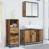 Vannas Istabas Mēbeļu Komplekts 3 Pcs Vecs Koks 90 X 33 X 60 Cm Vidaxl