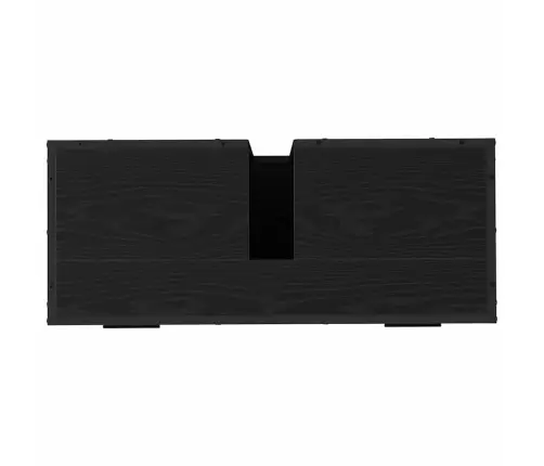 Vonios Baldų Rinkinys 4 Pcs Juoda Ąžuolo 80 X 33 X 60 Cm