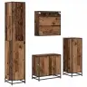Vannas Istabas Mēbeļu Komplekts 4 Pcs Vecs Koks 65 X 33 X 60 Cm Vidaxl