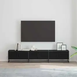 Televizora Skapīša Melns Ozols 210 X 35 X 41 Cm Vidaxl