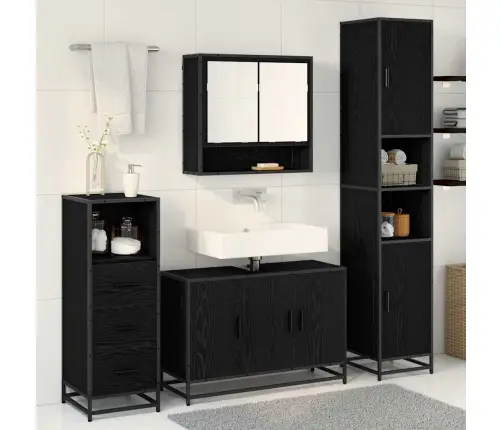 Vonios Baldų Rinkinys 3 Pcs Sena Mediena 90 X 33 X 60 Cm Vonios Baldų Rinkinys 3 Pcs Sena Mediena 90 X 33 X 60 Cm