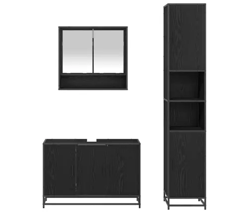 Vonios Baldų Rinkinys 3 Pcs Sena Mediena 90 X 33 X 60 Cm Vonios Baldų Rinkinys 3 Pcs Sena Mediena 90 X 33 X 60 Cm