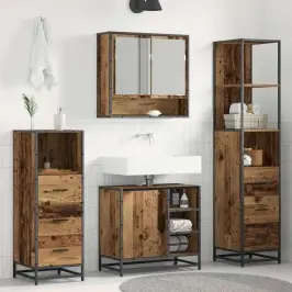 Vannas Istabas Mēbeļu Komplekts 4 Pcs Vecs Koks 65 X 33 X 60 Cm Vidaxl Vannas Istabas Mēbeļu Komplekts 4 Pcs Vecs Koks 65 X 33 X 60 Cm Vidaxl