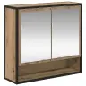 Vannitoa Mööbleset 3 Pcs Käsitöötamm 80 X 33 X 60 Cm Tehispuit Vannitoa Mööbleset 3 Pcs Käsitöötamm 80 X 33 X 60 Cm Tehispuit
