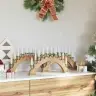 Kalėdų Žvakių Arkos Su 10 Led Žvakių 3 Pcs Ruda 47 X 5 X 29 Cm