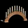 Kalėdų Žvakių Arkos Su 10 Led Žvakių 3 Pcs Ruda 47 X 5 X 29 Cm