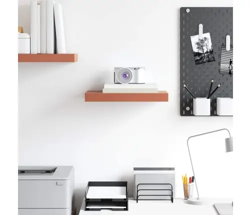 Sienas Plaukts Sarkana 40 X 23,5 X 4 Cm Inženierijas Koks Vidaxl