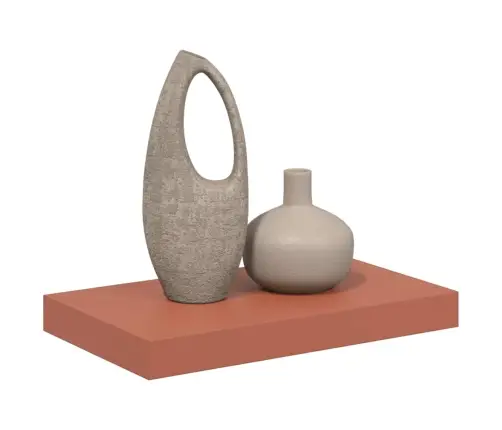 Sienas Plaukts Sarkana 40 X 23,5 X 4 Cm Inženierijas Koks Vidaxl