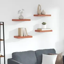 Seinariiul 4 Pcs Punane 40 X 23,5 X 4 Cm Tehispuit