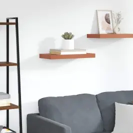 Sieninė Lentyna Raudona 50 X 23 X 4 Cm Apdirbta Mediena