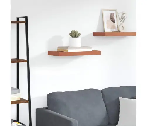 Sieninė Lentyna Raudona 50 X 23 X 4 Cm Apdirbta Mediena